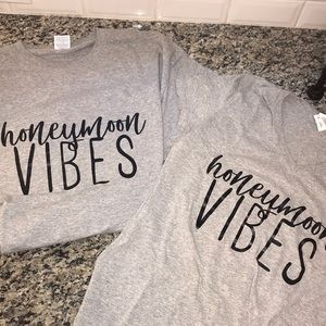 Honeymoon vibes his and her shirts XL and S